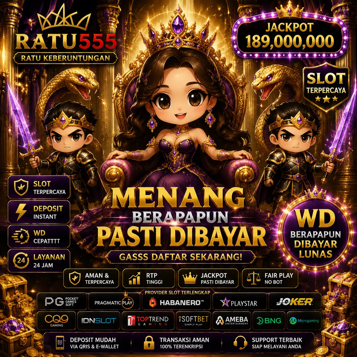 RATU555: Situs Lisensi Resmi Slot 10k Jaminan Menang Hari Ini